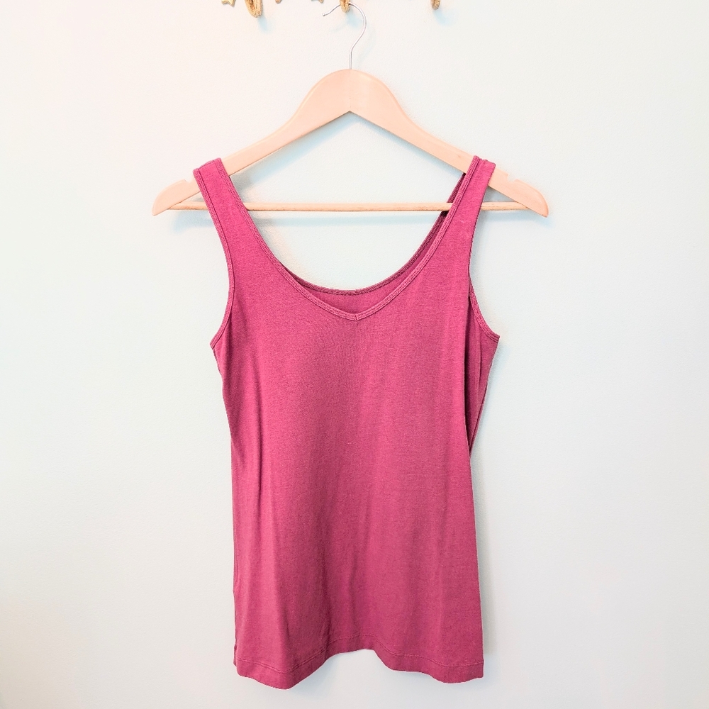 Felina Maroon Colored Tank Top